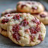 Soft Chewy Raspberry Sugar Cookies