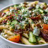 Summer Pasta Greek Olives Feta