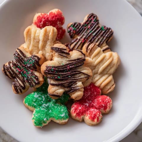 Delicate Buttery Spritz Cookies