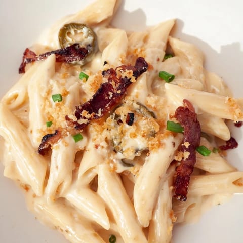 Creamy Jalapeño Popper Pasta