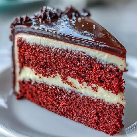 Freshly baked Betty Boop Cake features velvety red layers and smooth cream cheese buttercream on a cake board.