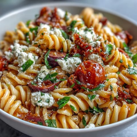 Refreshing Easy Picnic Pasta Salad featuring crisp vegetables, rotini pasta, and tangy Italian dressing, ideal for outdoor gatherings.  