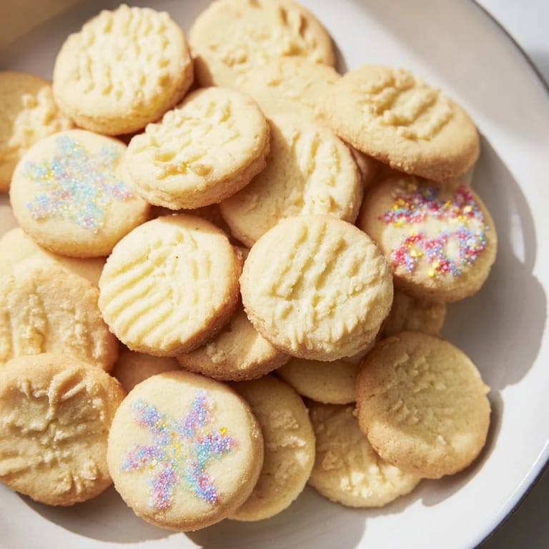 Close-up of heart-shaped butter cookies, tender and crisp, waiting to be frosted or enjoyed.