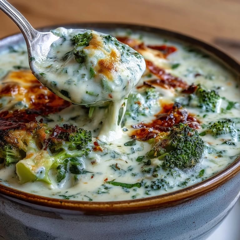 Roasted Broccoli Cheddar Soup steams in a rustic mug beside a fresh green salad for a comforting lunch.
